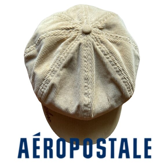 VTG Aeropostale Corduroy Newsboy Derby Cap - Picture 1 of 5
